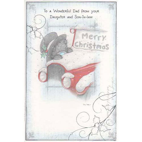 Dad from Daughter and Son-in-Law Me to You Bear Christmas Card £3.45